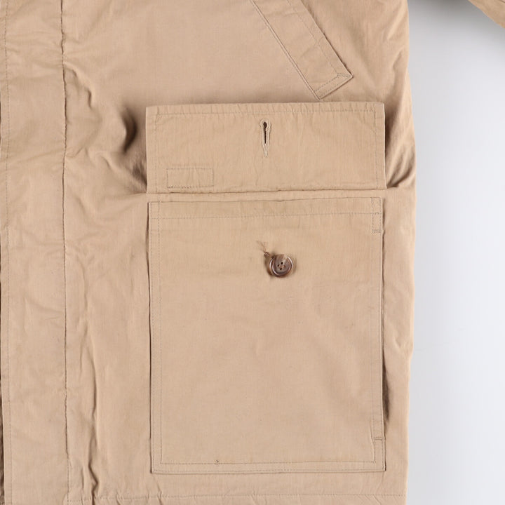 Ralph Lauren POLO by Ralph Lauren padded puffer jacket, men's size S cotton Beige type Vintage Second Hand