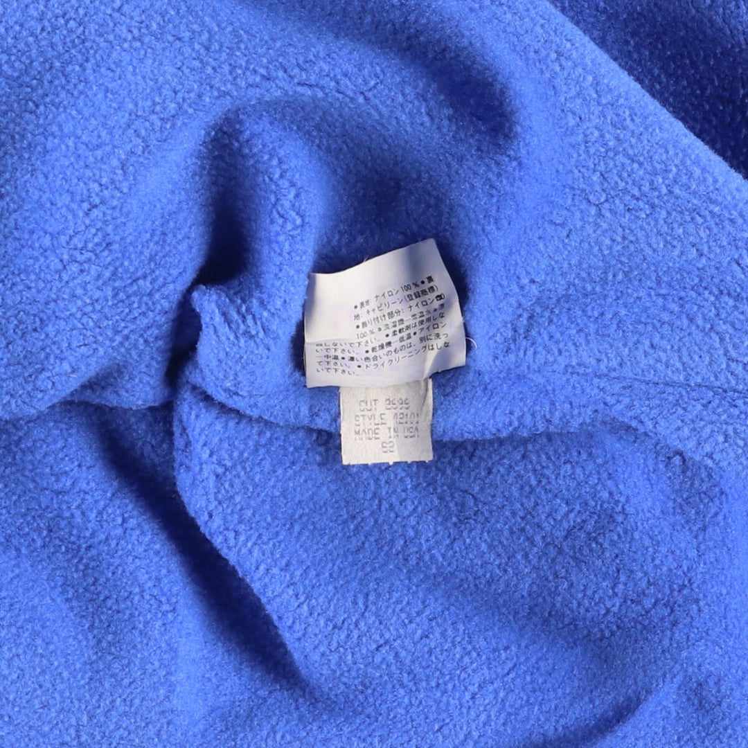 2000'S Patagonia Shell Synchilla Jacket 42101S2 Nylon Jacket Made in USA, Men's Size L Nylon blue type Vintage Second Hand