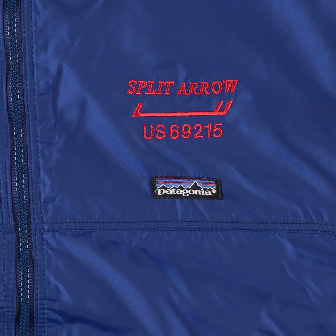 2000'S Patagonia Shell Synchilla Jacket 42101S2 Nylon Jacket Made in USA, Men's Size L Nylon blue type Vintage Second Hand