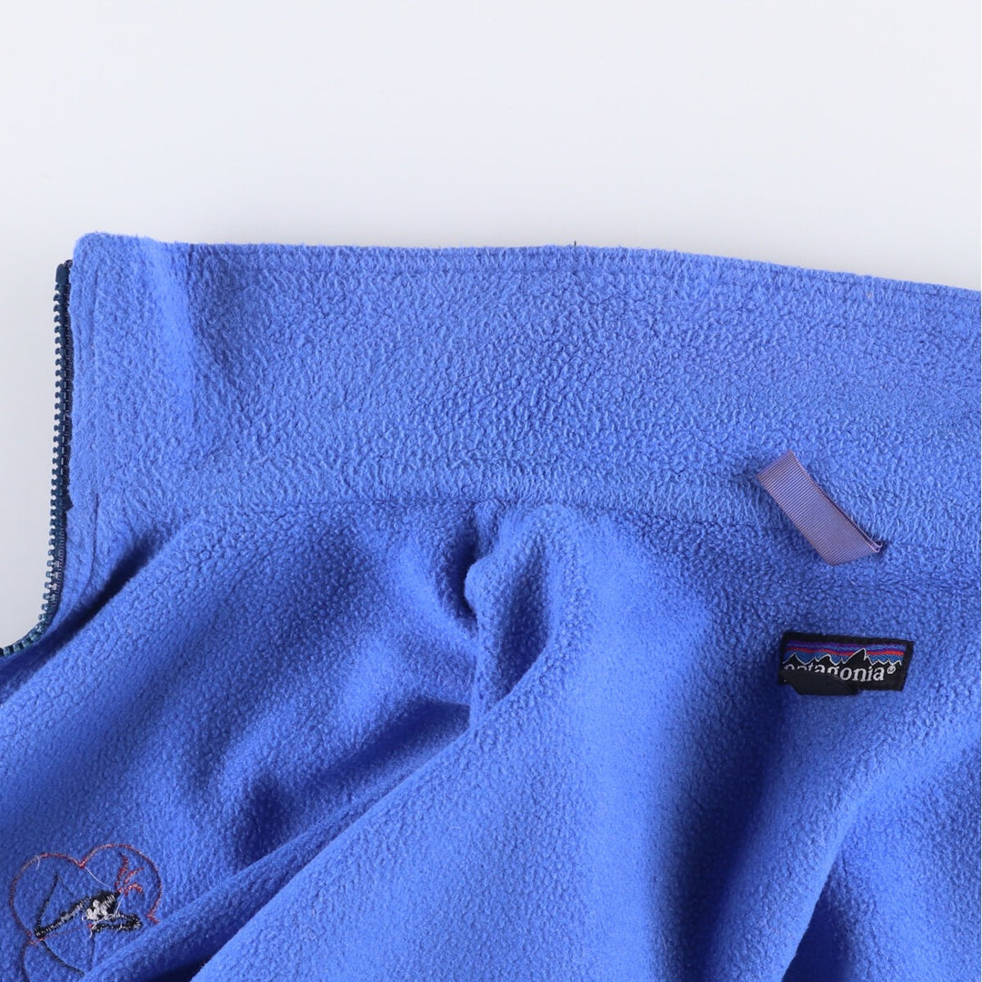 2000'S Patagonia Shell Synchilla Jacket 42101S2 Nylon Jacket Made in USA, Men's Size L Nylon blue type Vintage Second Hand