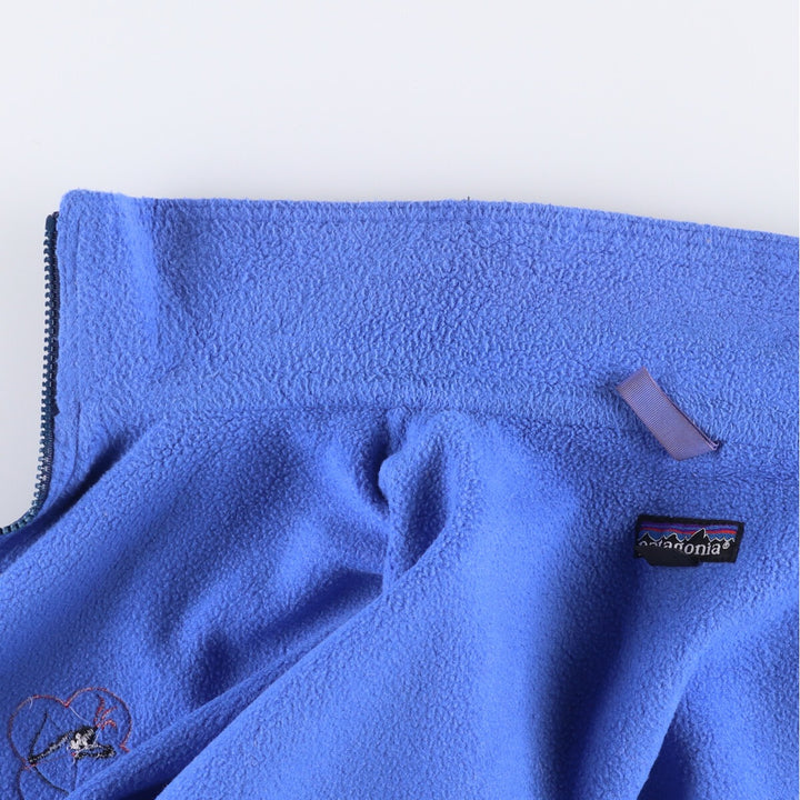 2000'S Patagonia Shell Synchilla Jacket 42101S2 Nylon Jacket Made in USA, Men's Size L Nylon blue type Vintage Second Hand