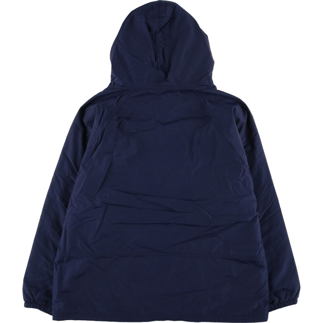 Vintage 70s-80'S LL Bean Thinsulate Padded Anorak Parka Puffer Jacket, Made in USA, Women's Size L Nylon navy blue type Vintage Second Hand