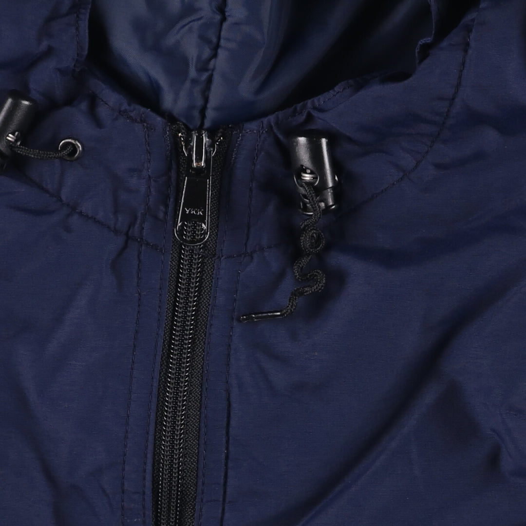 Vintage 70s-80'S LL Bean Thinsulate Padded Anorak Parka Puffer Jacket, Made in USA, Women's Size L Nylon navy blue type Vintage Second Hand