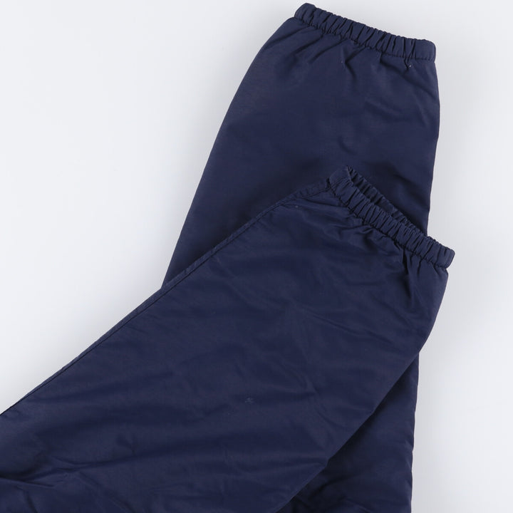 Vintage 70s-80'S LL Bean Thinsulate Padded Anorak Parka Puffer Jacket, Made in USA, Women's Size L Nylon navy blue type Vintage Second Hand