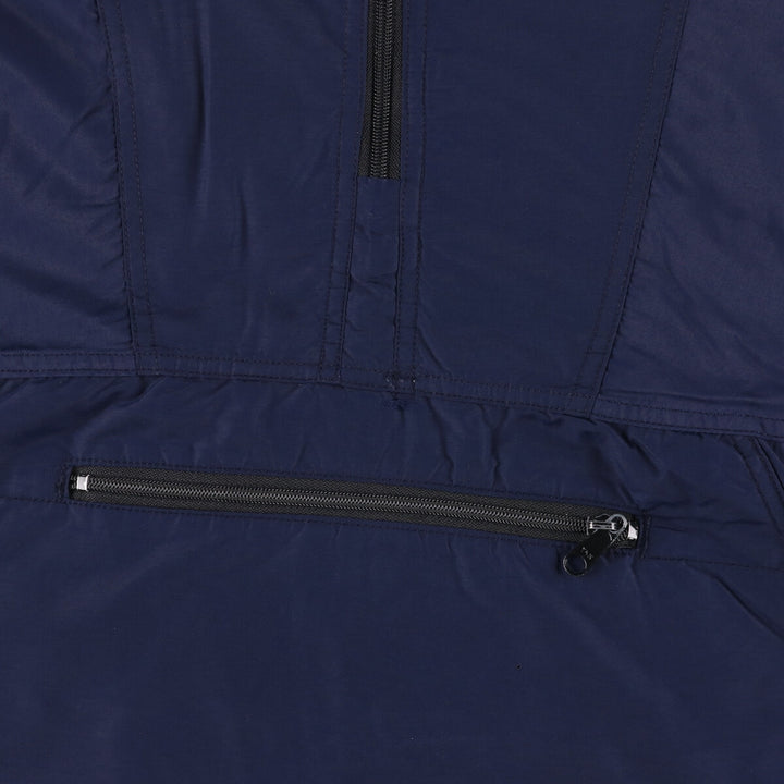 Vintage 70s-80'S LL Bean Thinsulate Padded Anorak Parka Puffer Jacket, Made in USA, Women's Size L Nylon navy blue type Vintage Second Hand