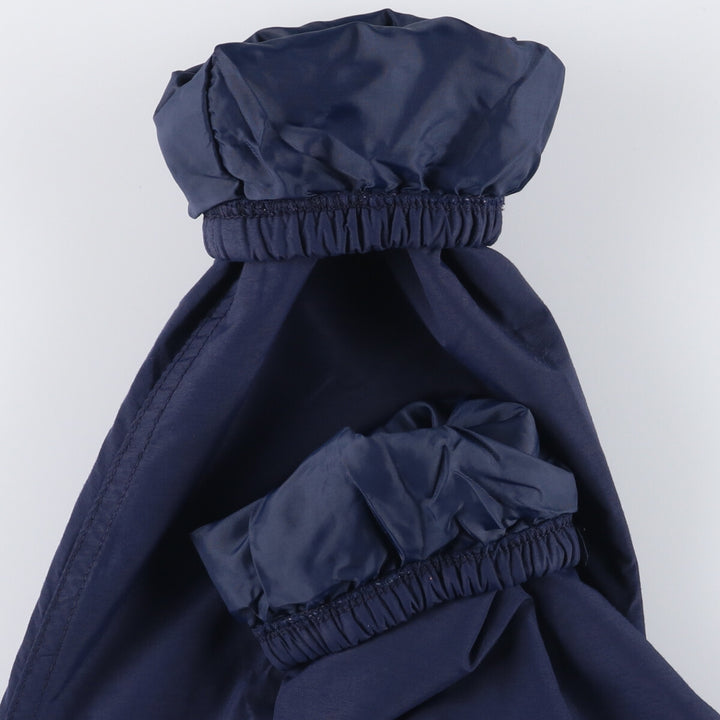 Vintage 70s-80'S LL Bean Thinsulate Padded Anorak Parka Puffer Jacket, Made in USA, Women's Size L Nylon navy blue type Vintage Second Hand