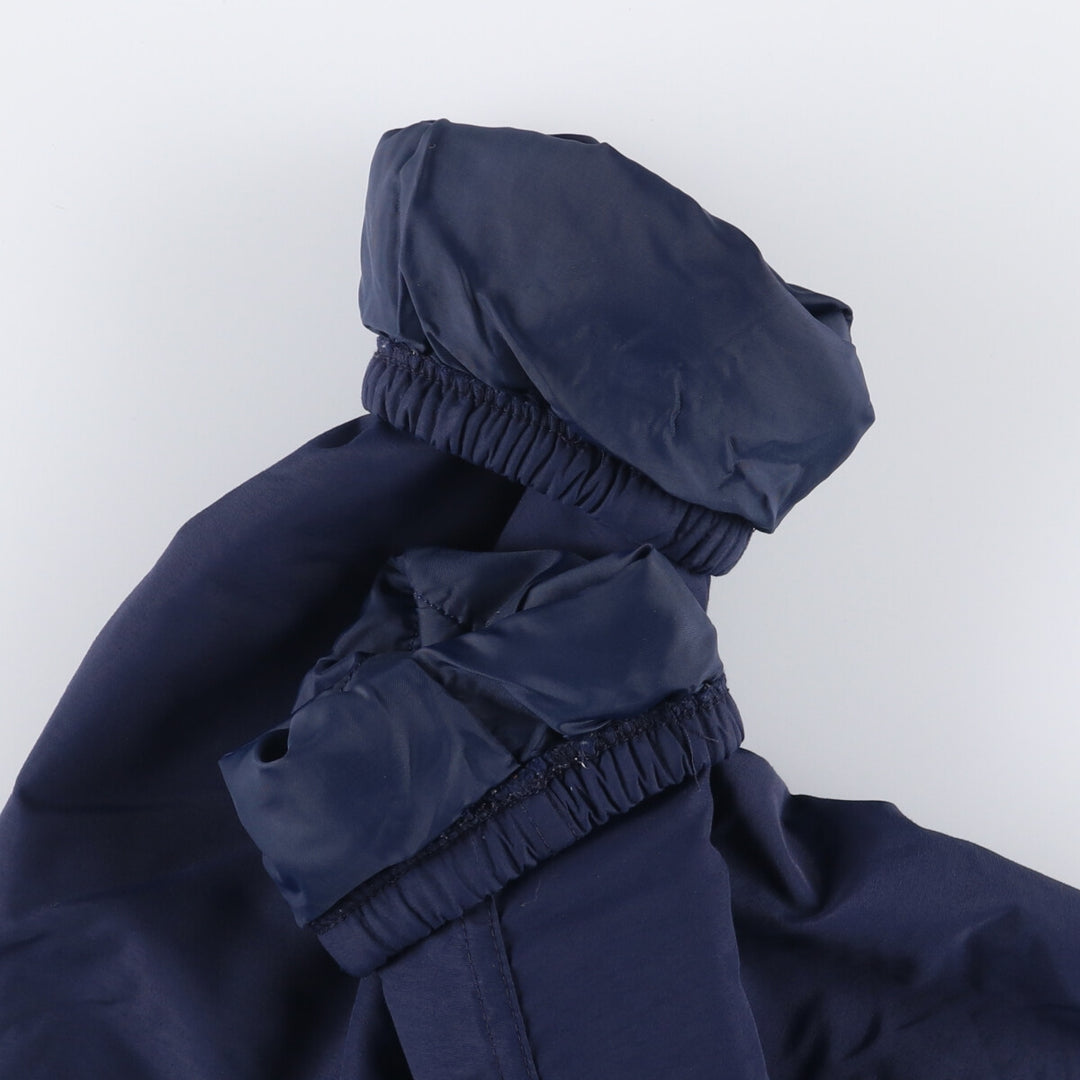 Vintage 70s-80'S LL Bean Thinsulate Padded Anorak Parka Puffer Jacket, Made in USA, Women's Size L Nylon navy blue type Vintage Second Hand