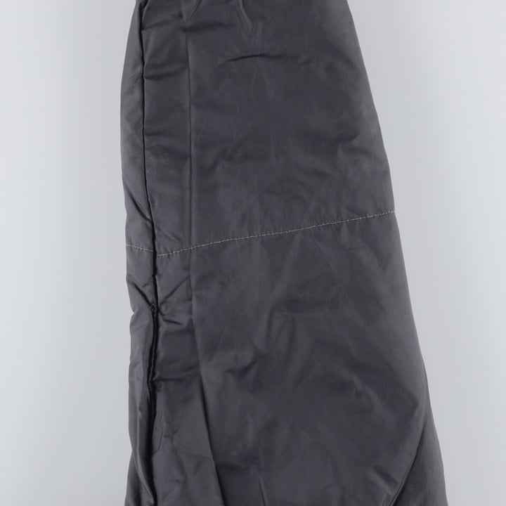 90s-00'S LLBean padded puffer jacket, men's size L Nylon navy blue type Vintage Second Hand