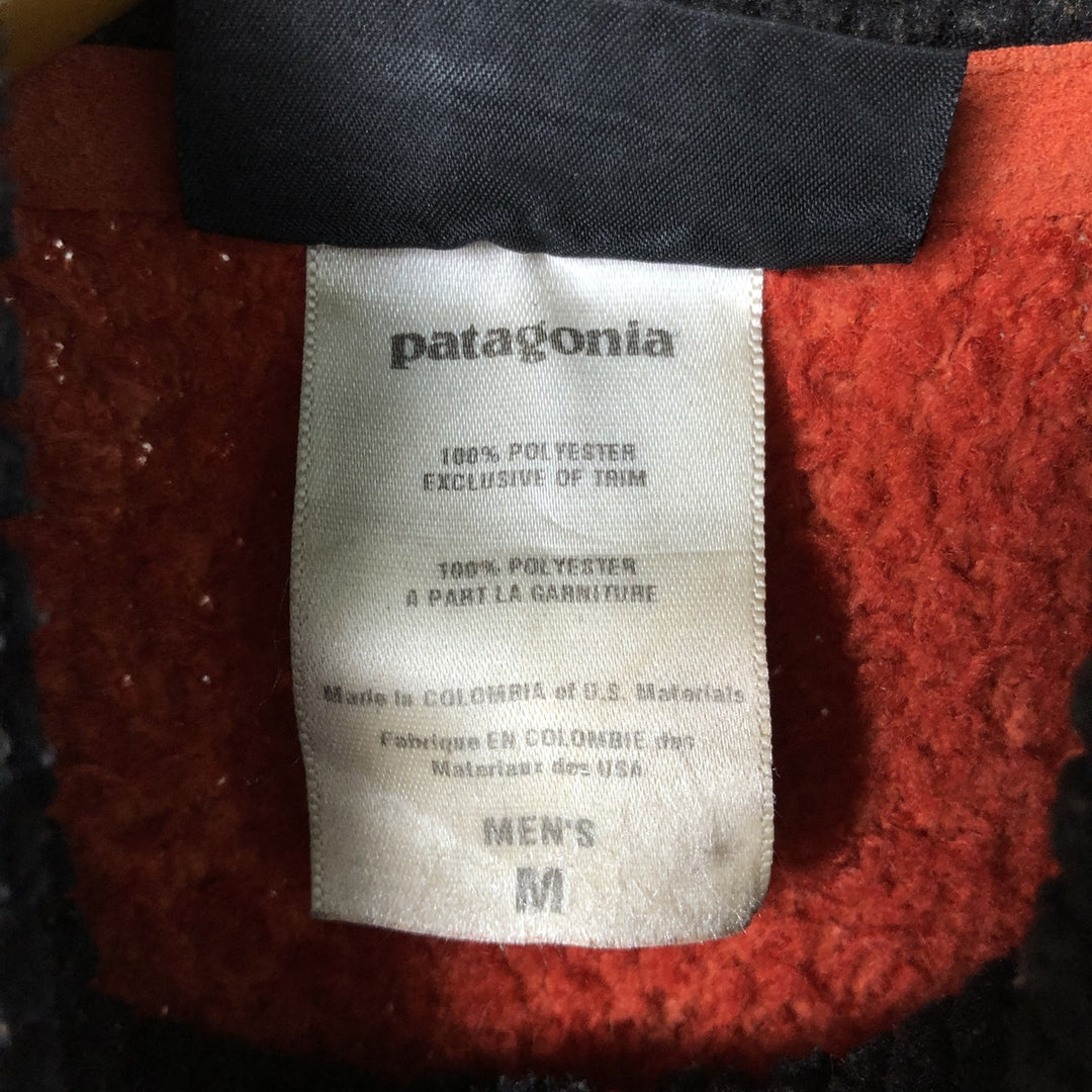2000'S Patagonia Regulator R3 Fleece Jacket (29790F6), Men's Medium polyester orange type Vintage Second Hand