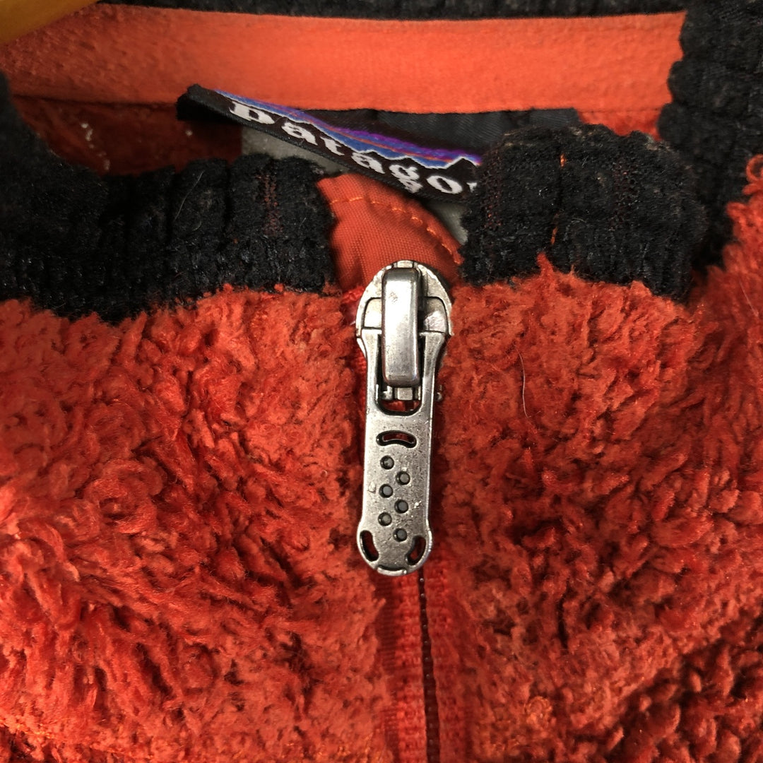 2000'S Patagonia Regulator R3 Fleece Jacket (29790F6), Men's Medium polyester orange type Vintage Second Hand