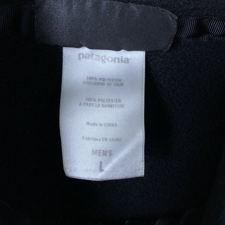 2000'S Patagonia Synchilla Fleece Jacket (26511S7) Men's Size L polyester black type Vintage Second Hand