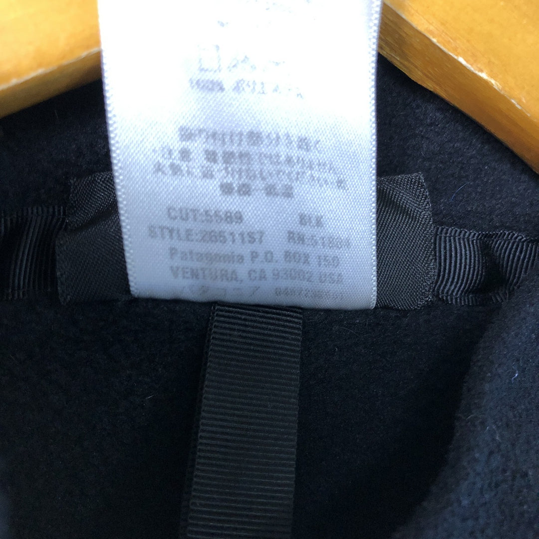 2000'S Patagonia Synchilla Fleece Jacket (26511S7) Men's Size L polyester black type Vintage Second Hand