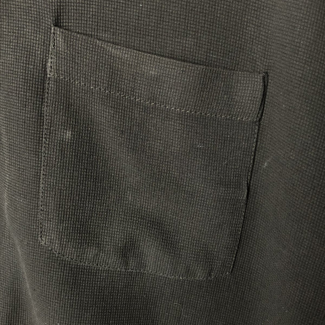 Tommy Bahama short sleeve open collar silk shirt, box shirt, men's XL size silk black type Vintage Second Hand