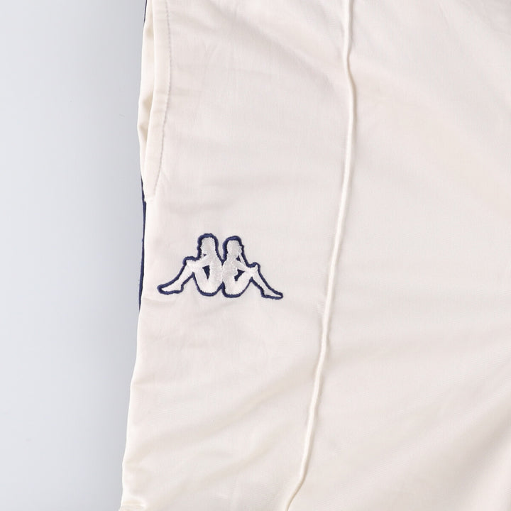 90s-00'S Kappa Track Pants, Men's Size L polyester pale white type Vintage Second Hand