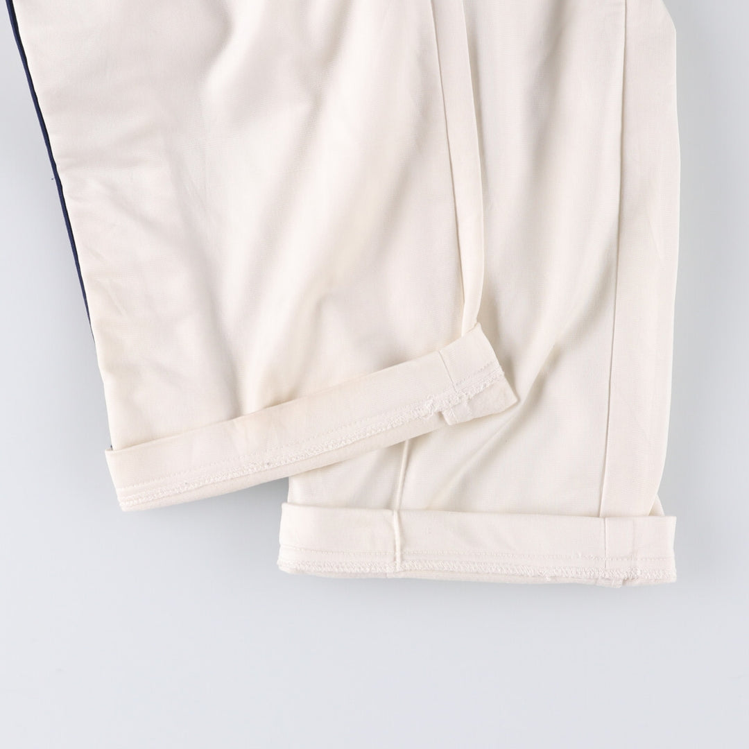 90s-00'S Kappa Track Pants, Men's Size L polyester pale white type Vintage Second Hand