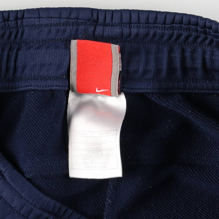 2000'S Nike Team NikeFIT College Track Pants, Men's Size L polyester navy blue type Vintage Second Hand