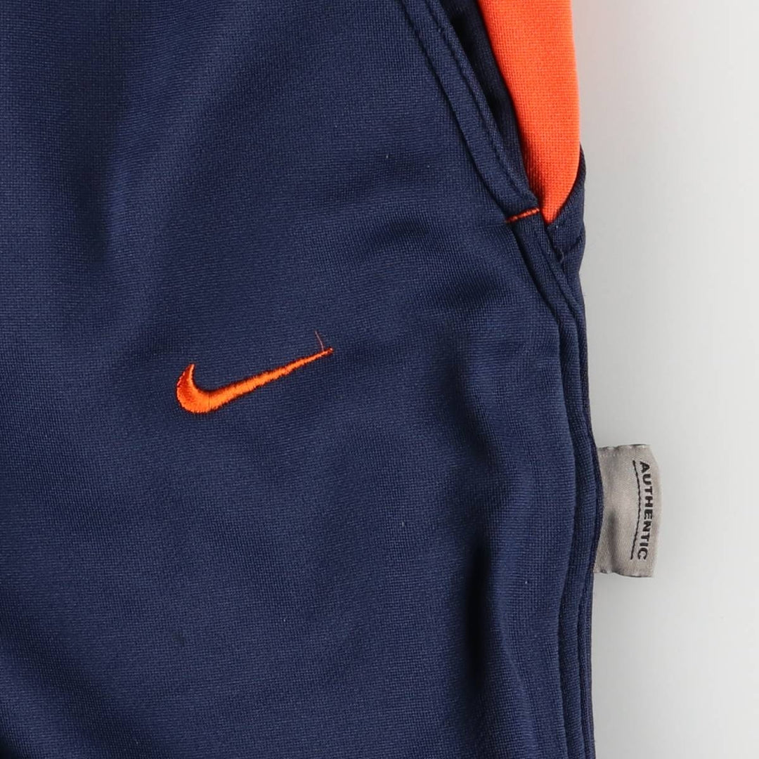 2000'S Nike Team NikeFIT College Track Pants, Men's Size L polyester navy blue type Vintage Second Hand
