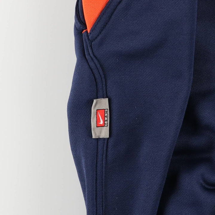 2000'S Nike Team NikeFIT College Track Pants, Men's Size L polyester navy blue type Vintage Second Hand