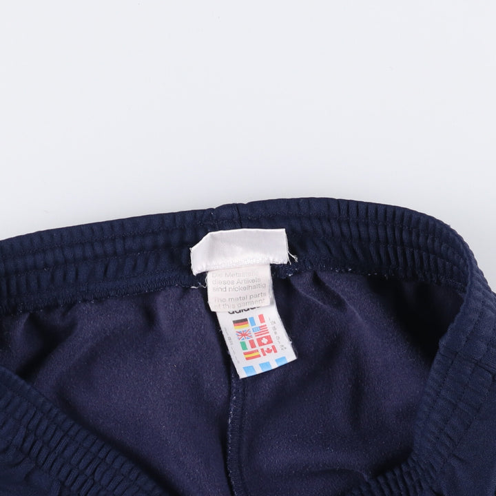 Vintage 1980'S Adidas track pants, size M, men's polyester navy blue type Vintage Second Hand
