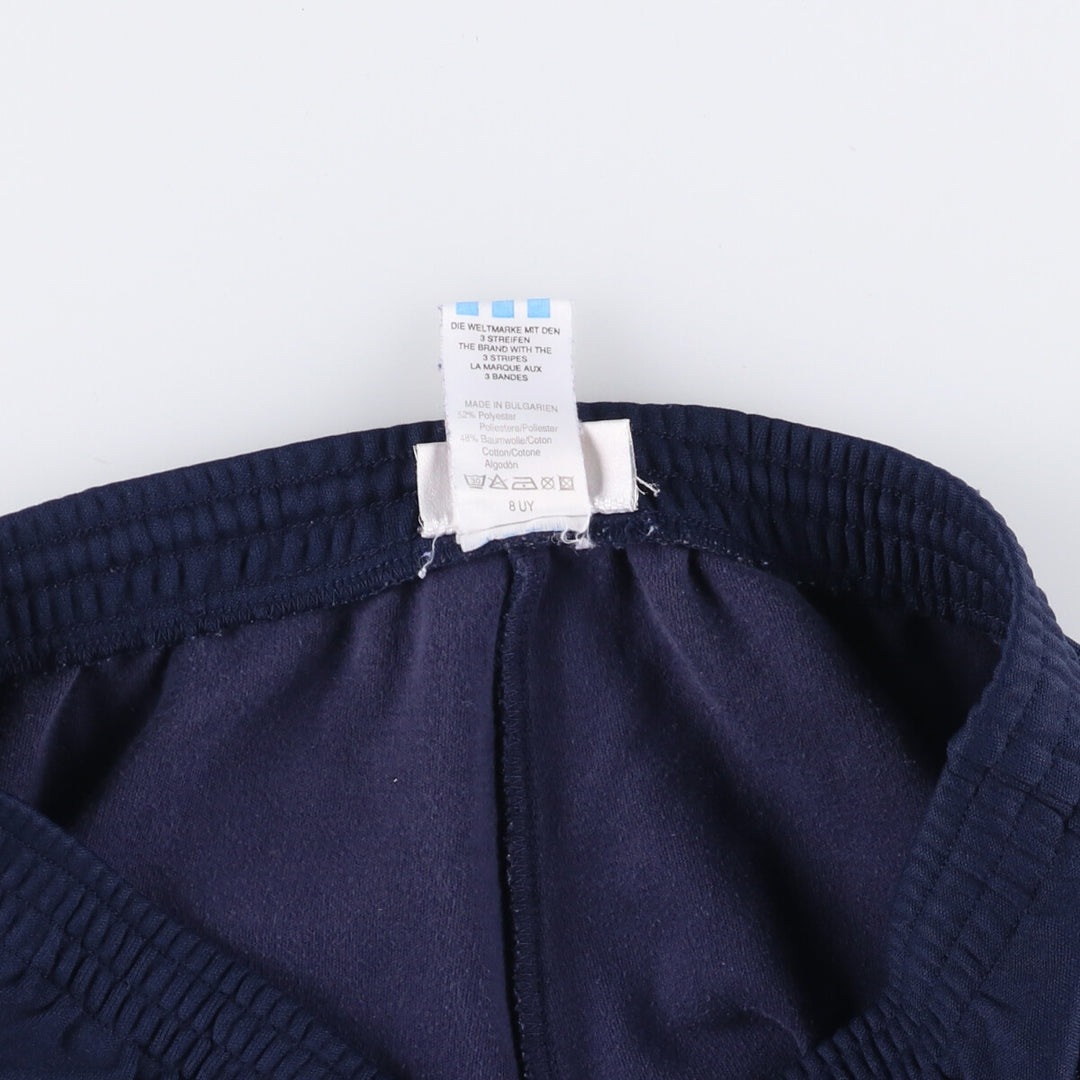 Vintage 1980'S Adidas track pants, size M, men's polyester navy blue type Vintage Second Hand