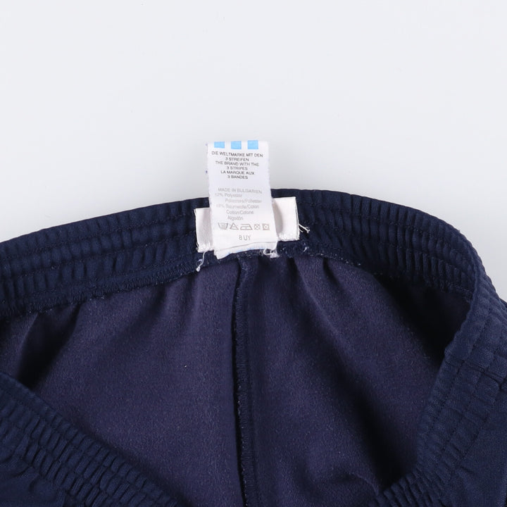 Vintage 1980'S Adidas track pants, size M, men's polyester navy blue type Vintage Second Hand