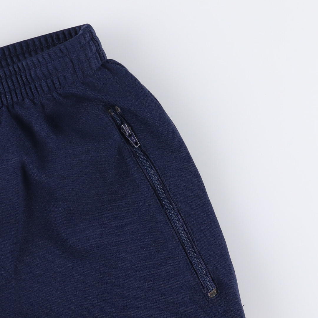 Vintage 1980'S Adidas track pants, size M, men's polyester navy blue type Vintage Second Hand