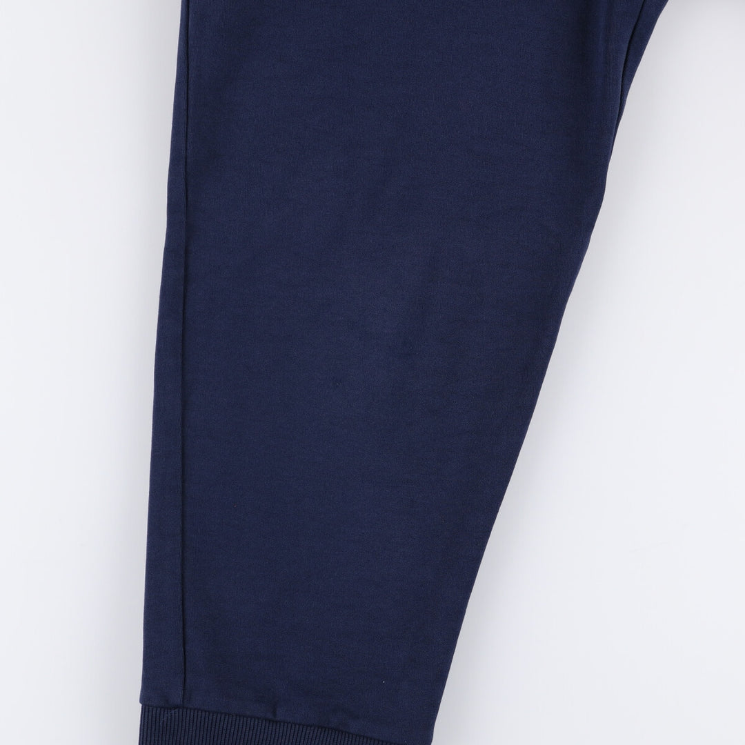 Vintage 1980'S Adidas track pants, size M, men's polyester navy blue type Vintage Second Hand