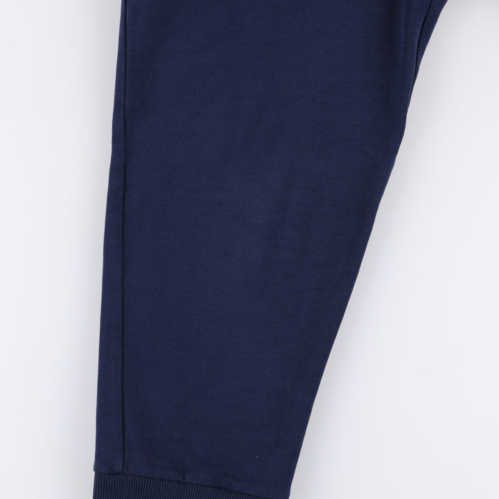 Vintage 1980'S Adidas track pants, size M, men's polyester navy blue type Vintage Second Hand