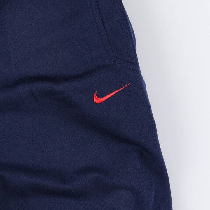90'S Nike Track Pants, Men's Size Small, Vintage polyester navy blue type Vintage Second Hand