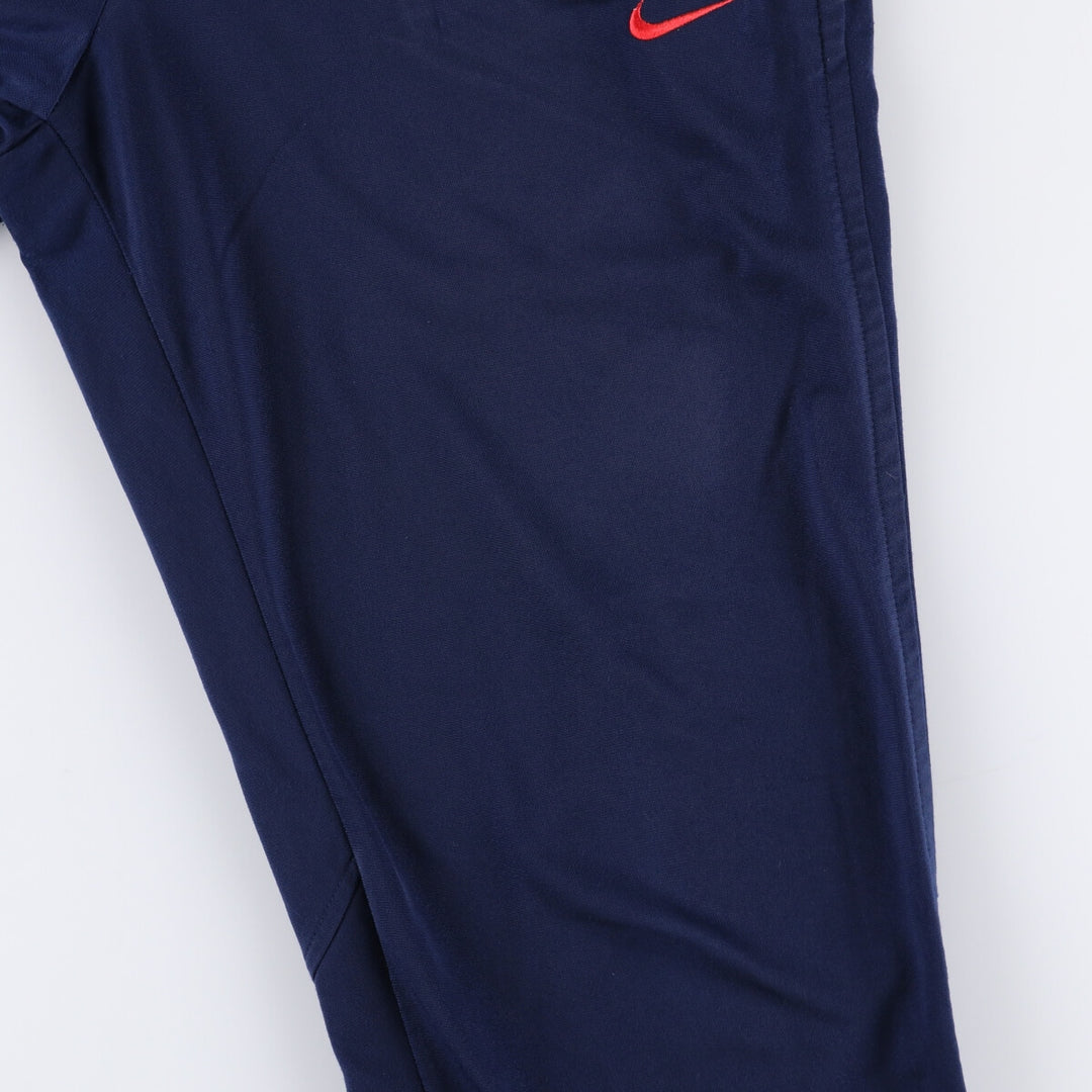 90'S Nike Track Pants, Men's Size Small, Vintage polyester navy blue type Vintage Second Hand