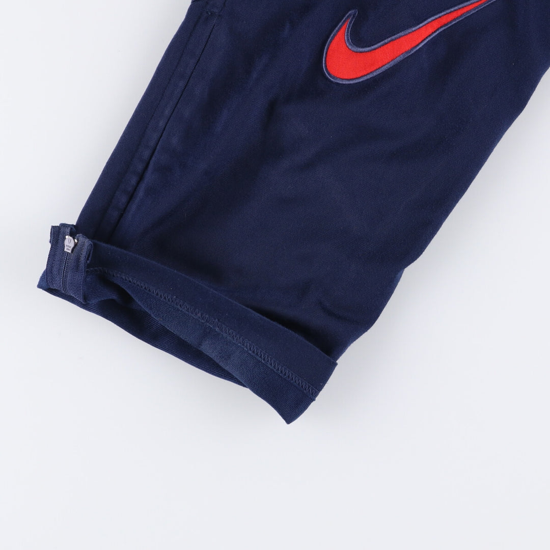 90'S Nike Track Pants, Men's Size Small, Vintage polyester navy blue type Vintage Second Hand