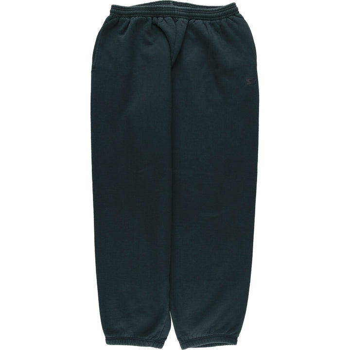 90'S Vintage Starter Sweatpants, Men's Size L cotton black type Vintage Second Hand