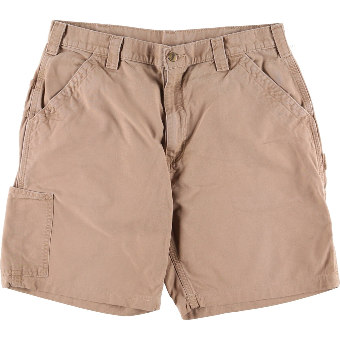 Carhartt Original Fit Duck Painter Shorts, Men's Size 35 cotton Beige type Vintage Second Hand