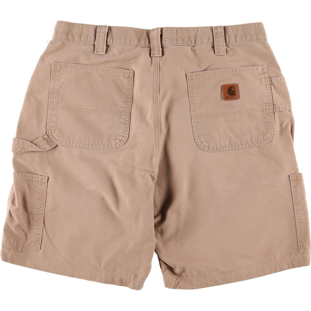 Carhartt Original Fit Duck Painter Shorts, Men's Size 35 cotton Beige type Vintage Second Hand