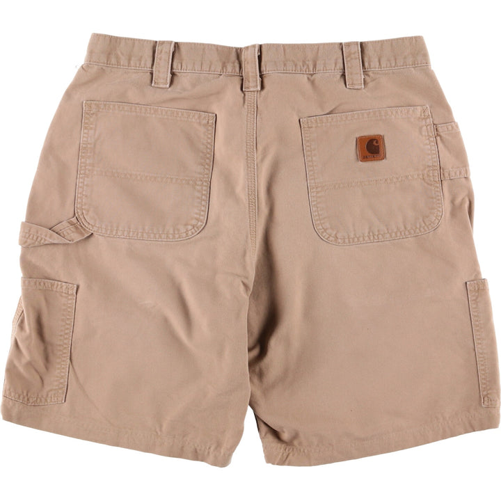 Carhartt Original Fit Duck Painter Shorts, Men's Size 35 cotton Beige type Vintage Second Hand