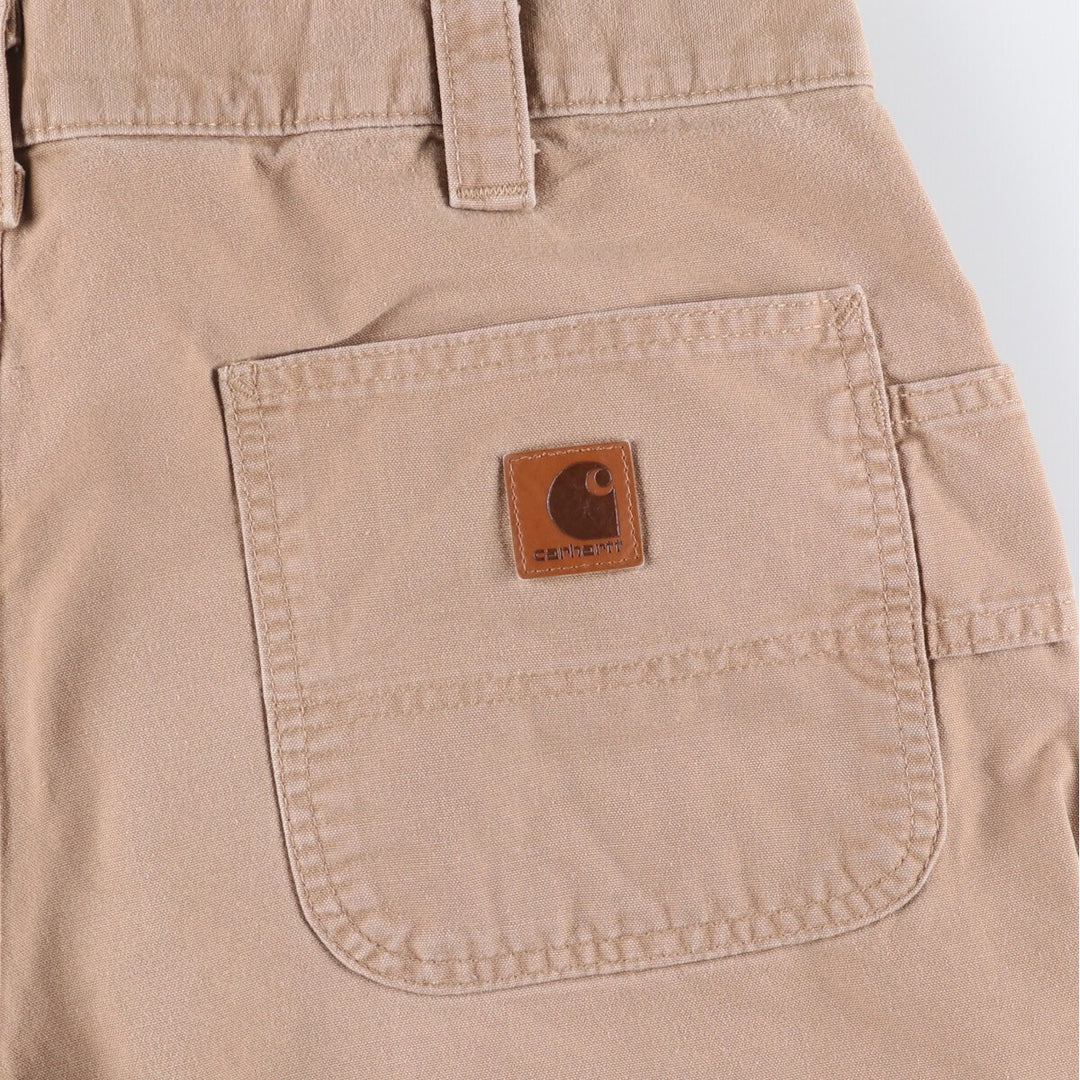 Carhartt Original Fit Duck Painter Shorts, Men's Size 35 cotton Beige type Vintage Second Hand