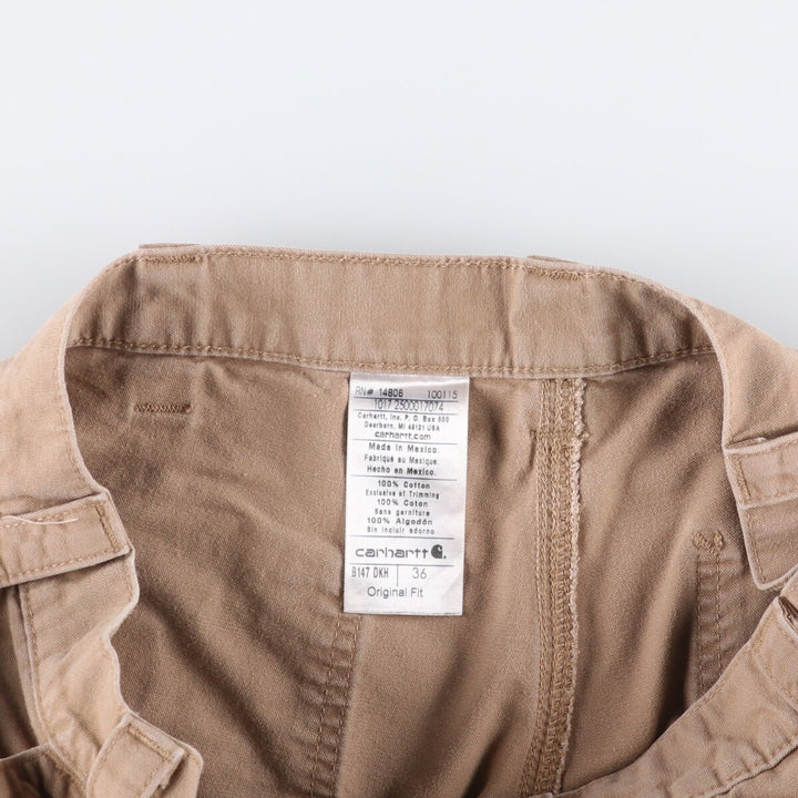 Carhartt Original Fit Duck Painter Shorts, Men's Size 35 cotton Beige type Vintage Second Hand