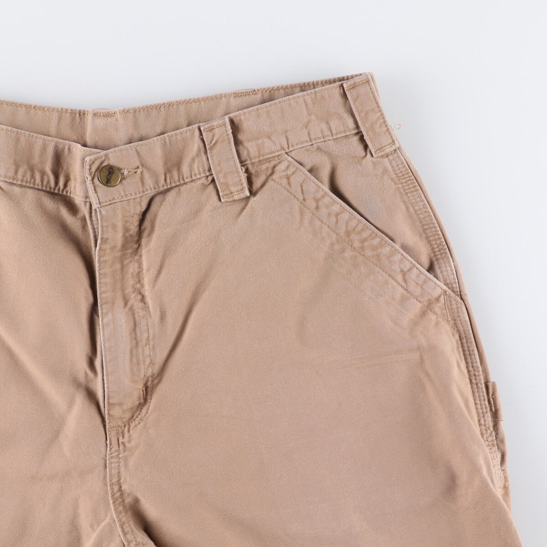 Carhartt Original Fit Duck Painter Shorts, Men's Size 35 cotton Beige type Vintage Second Hand