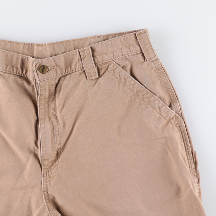 Carhartt Original Fit Duck Painter Shorts, Men's Size 35 cotton Beige type Vintage Second Hand