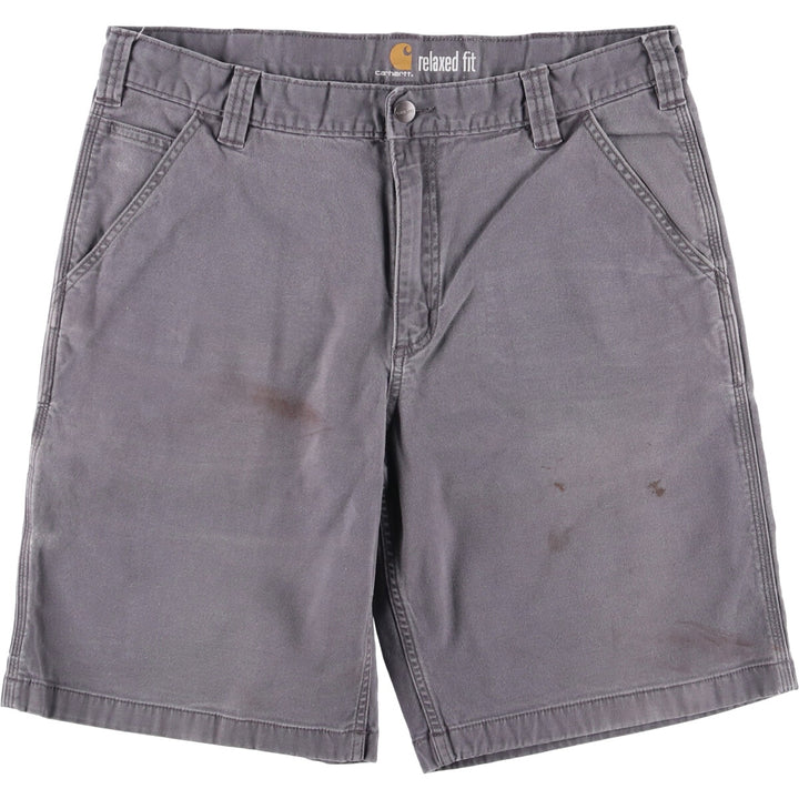 Carhartt Duck Work Shorts, Men's Size W36 cotton gray type Vintage Second Hand
