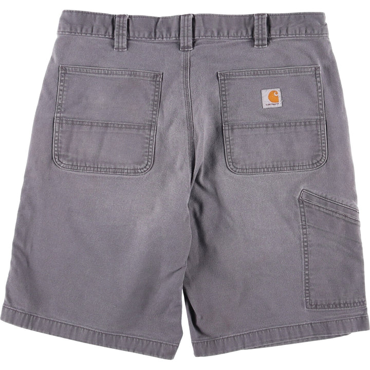 Carhartt Duck Work Shorts, Men's Size W36 cotton gray type Vintage Second Hand