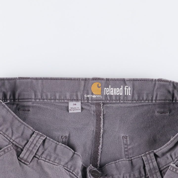 Carhartt Duck Work Shorts, Men's Size W36 cotton gray type Vintage Second Hand