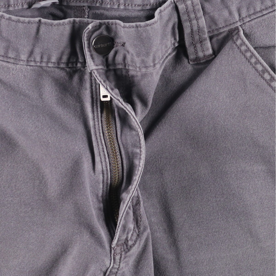 Carhartt Duck Work Shorts, Men's Size W36 cotton gray type Vintage Second Hand