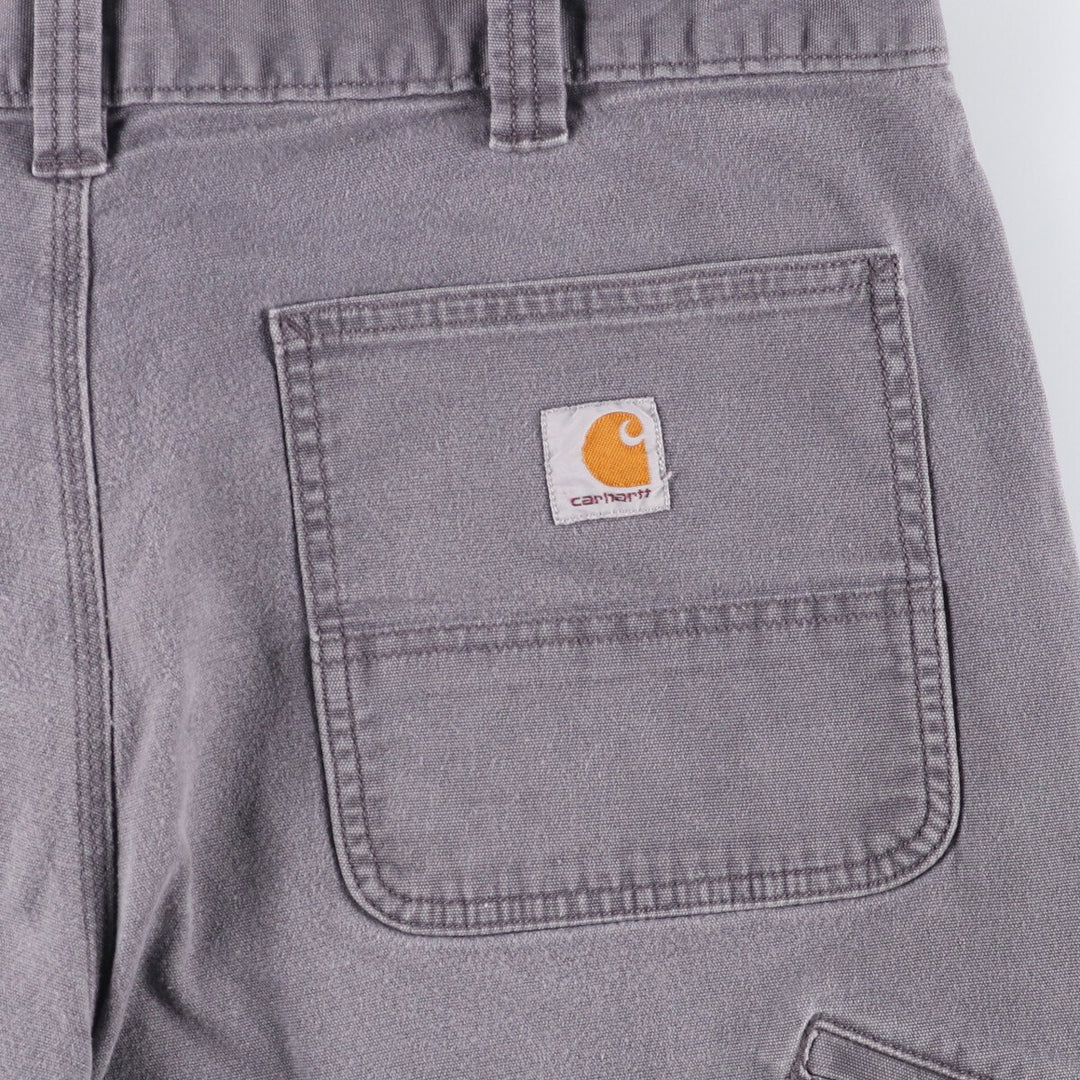 Carhartt Duck Work Shorts, Men's Size W36 cotton gray type Vintage Second Hand