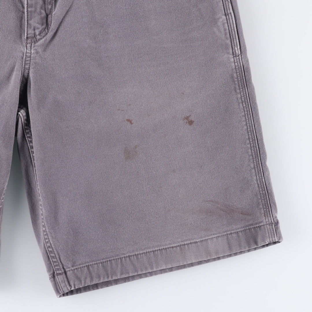 Carhartt Duck Work Shorts, Men's Size W36 cotton gray type Vintage Second Hand