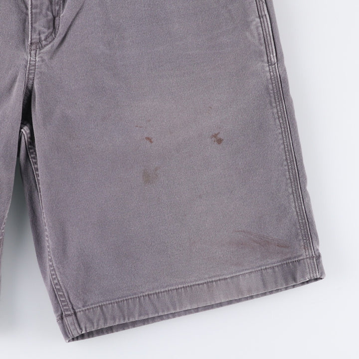 Carhartt Duck Work Shorts, Men's Size W36 cotton gray type Vintage Second Hand