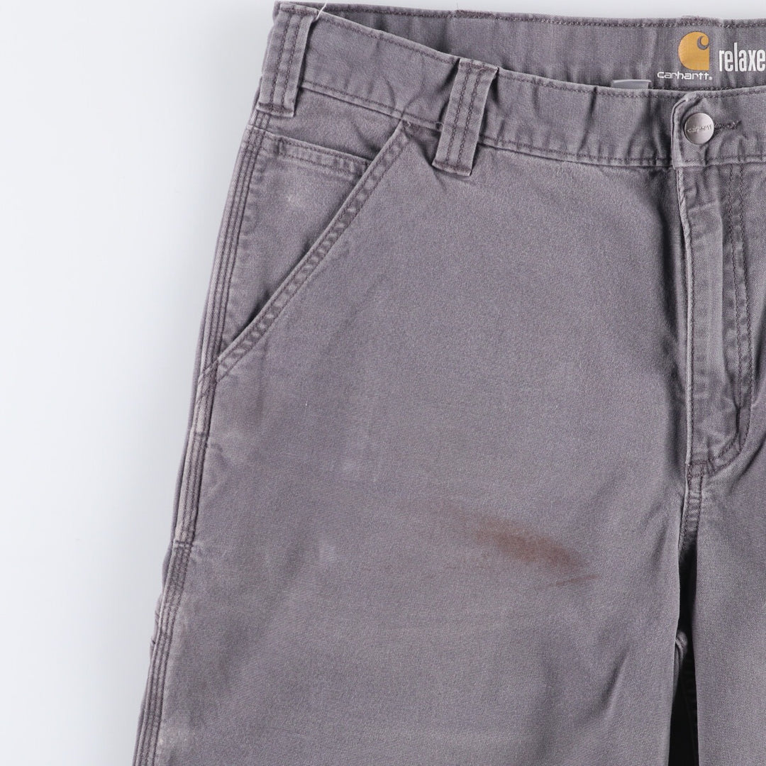 Carhartt Duck Work Shorts, Men's Size W36 cotton gray type Vintage Second Hand