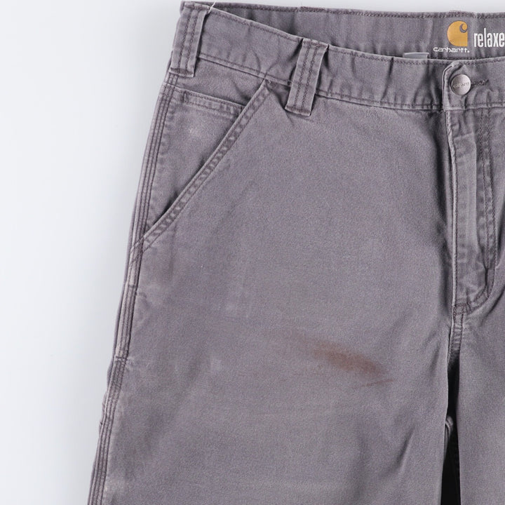 Carhartt Duck Work Shorts, Men's Size W36 cotton gray type Vintage Second Hand