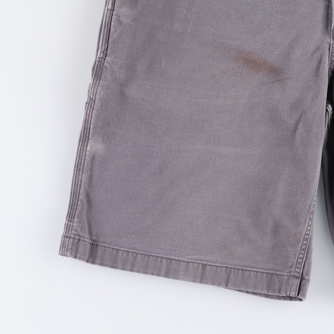 Carhartt Duck Work Shorts, Men's Size W36 cotton gray type Vintage Second Hand
