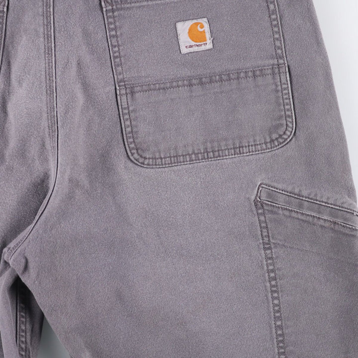Carhartt Duck Work Shorts, Men's Size W36 cotton gray type Vintage Second Hand